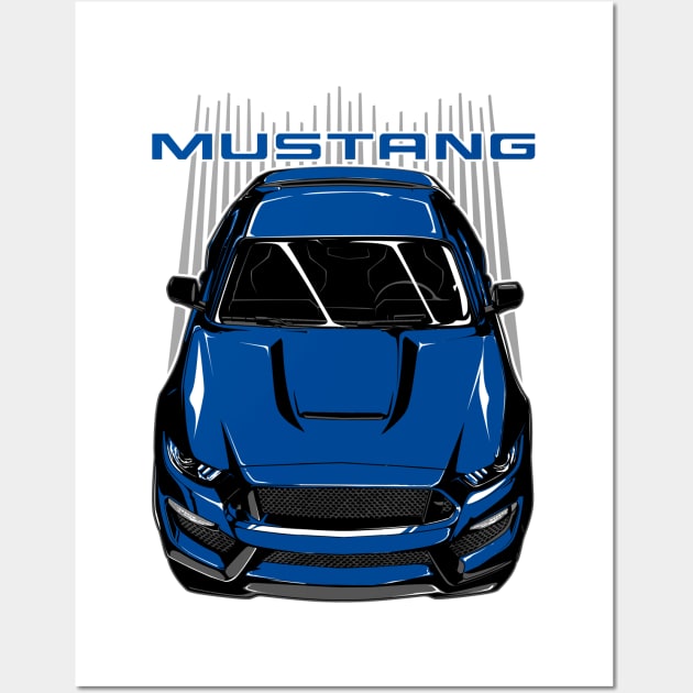 Mustang S550 - Blue Wall Art by V8social